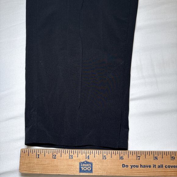 Athleta High Rise Front Seam Straight Pants Womens 6 Black Pockets Pull On EUC - Picture 11 of 14